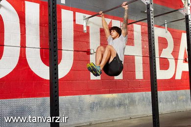 بالا بردن پا در حالت آویزان